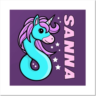 Sanna Unicorn Posters and Art